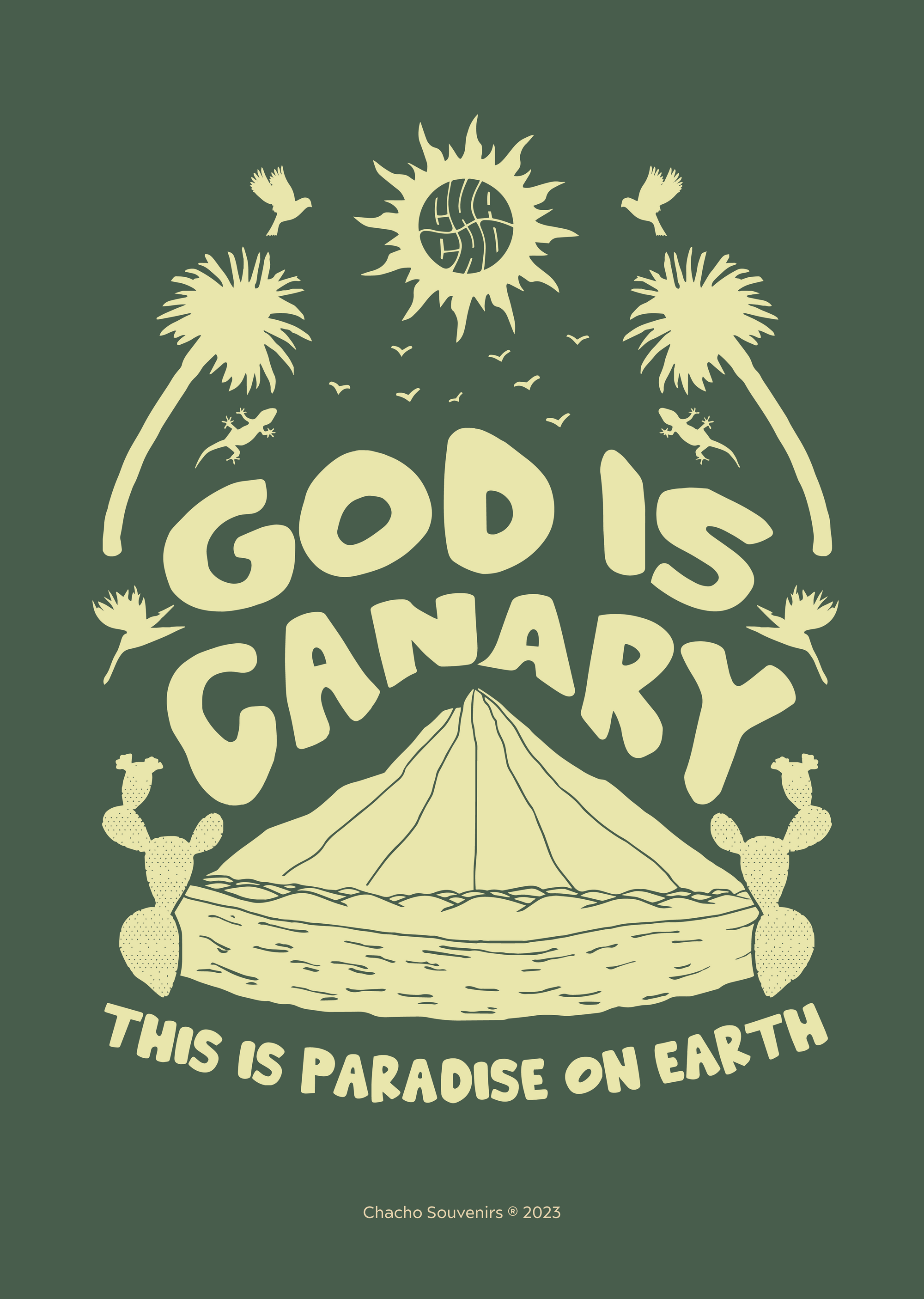 LÁMINA GOD IS CANARY
